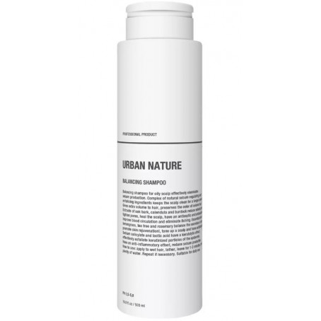 Urban Nature Балансирующий шампунь для жирной кожи головы и волос, 500 мл