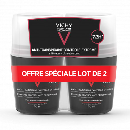 Vichy Мужской дезодорант против избыточного потоотделения с защитой 72 часа, 50мл. -50% на второй продукт