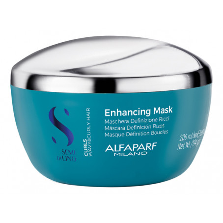 Alfaparf Milano Маска для кудрявых и вьющихся волос Semi Di Lino Curls Enhancing Mask, 200 мл