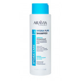 Aravia Шампунь бессульфатный увлажняющий для восстановления сухих, обезвоженных волос Hydra Pure Shampoo, 400 мл
