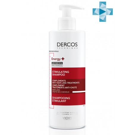 Vichy DERCOS Energy+ Шампунь против выпадения волос, 400 мл