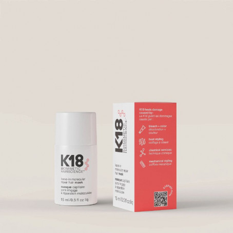 K18 Несмываемая маска для молекулярного восстановления волос 15 мл