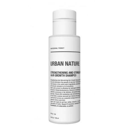 Urban Nature Шампунь укрепляющий Strenthening And Stimulating Hair Grow Shampoo, 100 мл