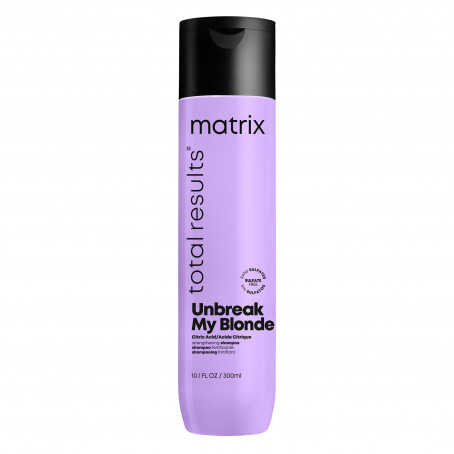 Matrix Total Results Unbreak My Blonde Шампунь укрепляющий для осветленных волос с лимонной кислотой, 300 мл