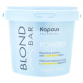 Kapous обесцвечивающая пудра с антижелтым эффектом серии blond bar kapous 500 гр