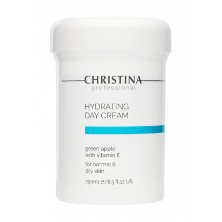 Christina Hydrating Day Cream Green Apple + Vitamin E Увлажняющий дневной крем с витамином Е для нормальной и сухой кожи «Зелено
