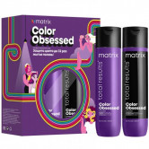Matrix Набор весенний Total Results Color Obsessed для защиты цвета окрашенных волос, 300 мл + 300 мл