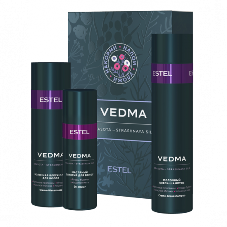 Estel Набор для волос VEDMA (шампунь 250 мл, маска 200 мл, масло-эликсир 50 мл) 
