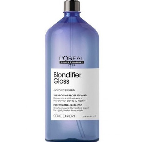 L'Oreal Professionnel  Профессиональный шампунь Blondifier Gloss для осветленных и мелированных волос, 1500 мл