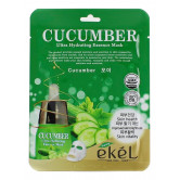 Ekel Маска для лица тканевая ОГУРЕЦ Cucumber Ultra Hydrating Essence Mask, 25 мл