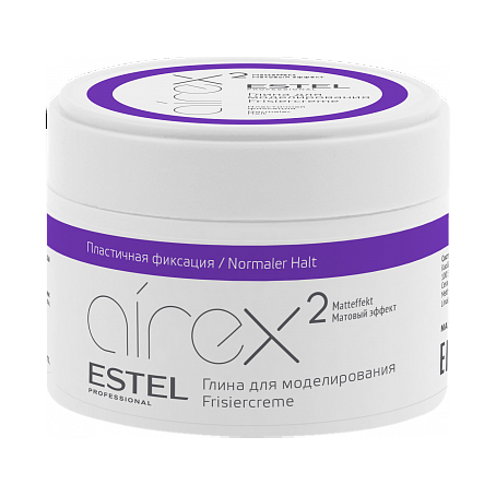 Estel Airex Глина для моделирования волос с матовым эффектом пластичная фиксация 65 мл