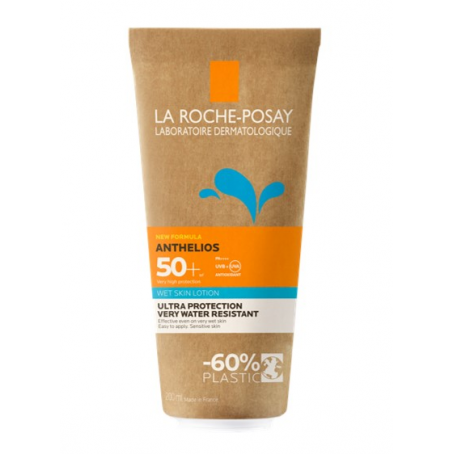 La roche posay ANTHELIOS солнцезащитный гель с технологией нанесения на влажную кожу для лица и тела SPF 50+