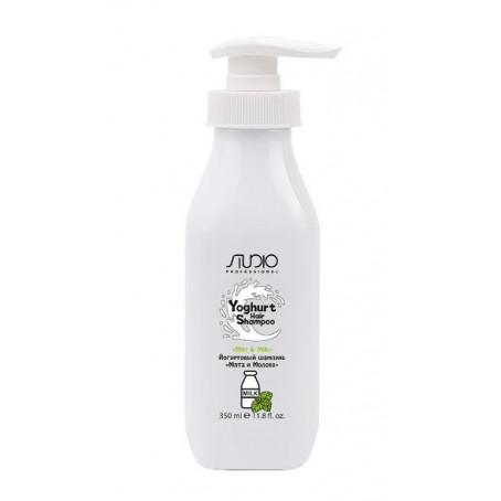 Kapous Йогуртовый шампунь для волос «Мята и Молоко», 350 мл