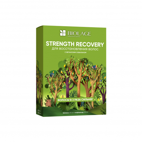 Biolage Весенний набор Strength Recovery для восстановления волос (шампунь+кондиционер)