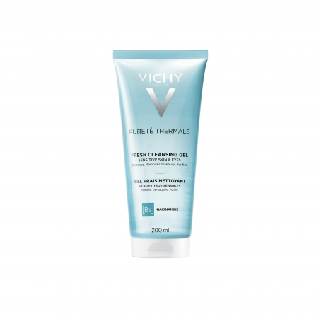 Vichy PURETE THERMALE Очищающий освежающий гель для чувствительной кожи лица и вокруг глаз, 200 мл