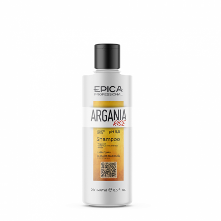 EPICA Шампунь для придания блеска с маслом арганы Argania Rise ORGANIC, 250 мл