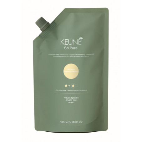 Keune So Pure Кондиционер SPA Освежающий Корректирующий Блонд Cool Cond. Refill, 400 мл Keune So Pure Кондиционер SPA Освежающий Корректирующий Блонд Cool Cond. Refill, 400 мл