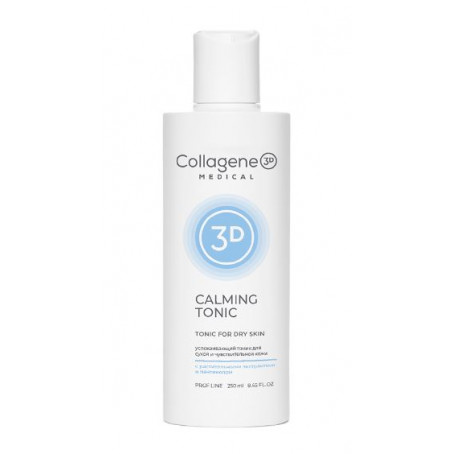 Medical Collagene 3D Тоник для сухой и чувствительной кожи Calming Tonic For Dry And Sensitive Skin, 250 мл