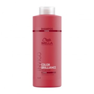Wella  invigo color brilliance шампунь для защиты цвета окрашенных жестких волос 1000 мл
