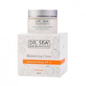 Dr. sea крем увлажняющий для лица с маслом облепихи и экстрактом манго spf15 50 мл